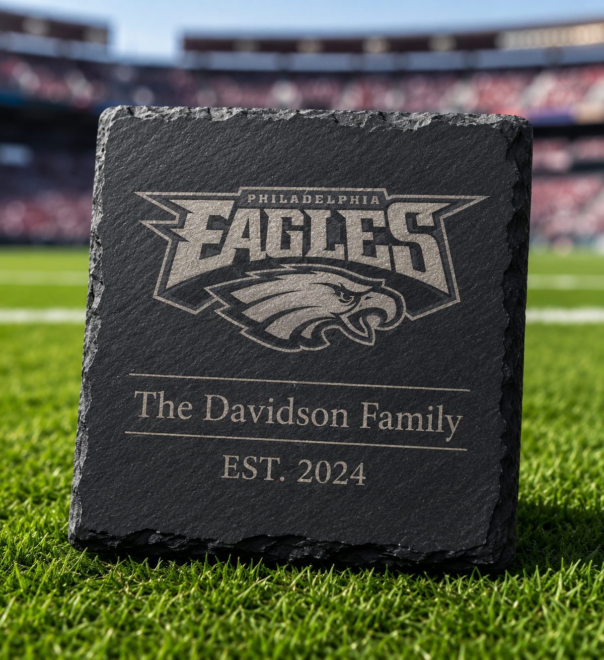 Personalized Slate Coaster Set | Set of 4